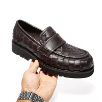 $135.00 USD Bottega Veneta BV Leather Shoes For Men #1387962