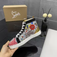 $96.00 USD Christian Louboutin High Top Shoes For Men #1388037