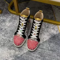$96.00 USD Christian Louboutin High Top Shoes For Men #1388037