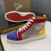 $98.00 USD Christian Louboutin High Top Shoes For Women #1388044