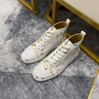 $102.00 USD Christian Louboutin High Top Shoes For Women #1388058