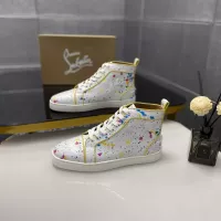 $102.00 USD Christian Louboutin High Top Shoes For Women #1388058