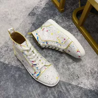 $102.00 USD Christian Louboutin High Top Shoes For Women #1388058