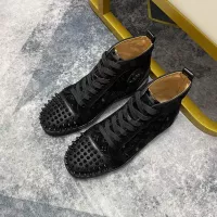 $100.00 USD Christian Louboutin High Top Shoes For Men #1388064