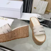 $85.00 USD Christian Dior Slippers For Women #1388457