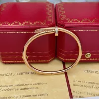 $27.00 USD Cartier bracelets In Rose Gold #1390188