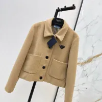 $140.00 USD Prada Jackets Long Sleeved For Women #1391129