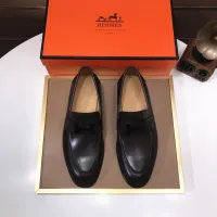 $98.00 USD Hermes Leather Shoes For Men #1391938