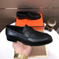 $98.00 USD Hermes Leather Shoes For Men #1391939