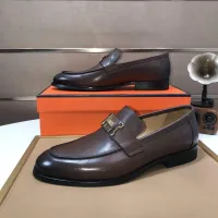 $98.00 USD Hermes Leather Shoes For Men #1391949