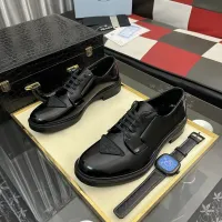 $115.00 USD Prada Leather Shoes For Men #1392043
