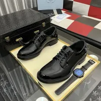 $115.00 USD Prada Leather Shoes For Men #1392047
