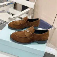 $102.00 USD Prada Leather Shoes For Women #1392728
