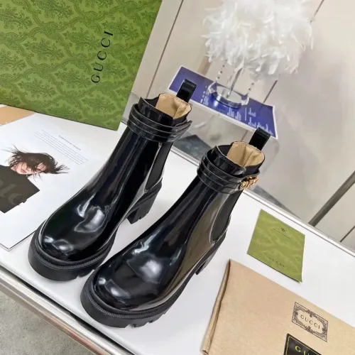 Replica Gucci Boots For Women #1393015 $102.00 USD for Wholesale