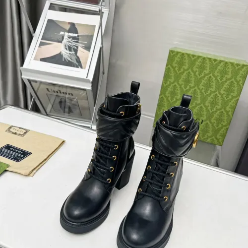 Replica Gucci Boots For Women #1393017 $108.00 USD for Wholesale