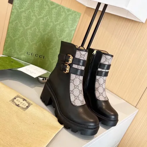 Replica Gucci Boots For Women #1393032 $102.00 USD for Wholesale