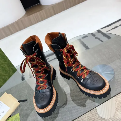 Replica Gucci Boots For Women #1393037 $118.00 USD for Wholesale