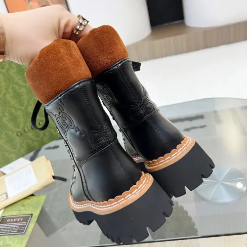 Replica Gucci Boots For Women #1393038 $118.00 USD for Wholesale