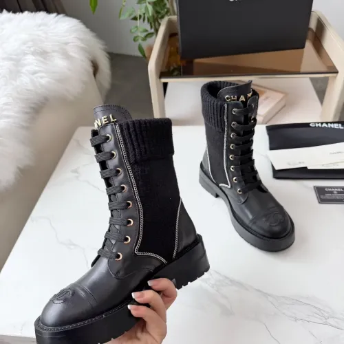Replica Chanel Boots For Women #1393052 $122.00 USD for Wholesale