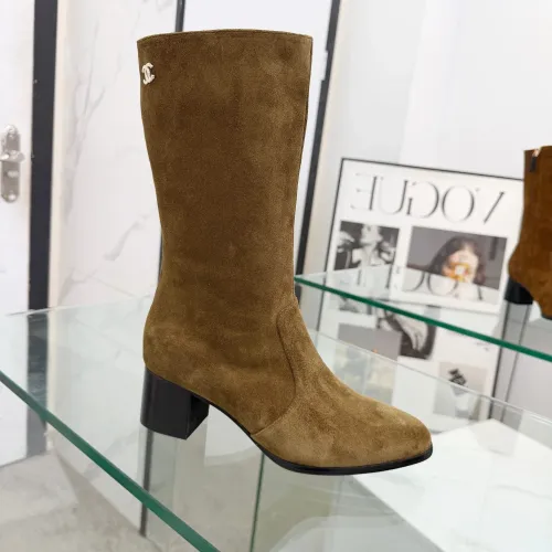 Replica Chanel Boots For Women #1393054 $125.00 USD for Wholesale