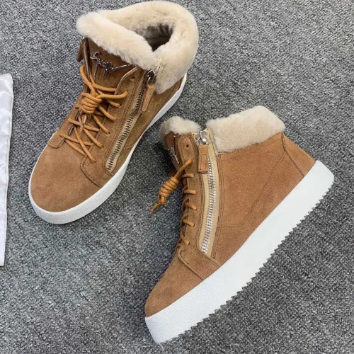 Giuseppe Zanotti High Tops Shoes For Women #1393127 $100.00 USD, Wholesale Replica Giuseppe Zanotti High Tops Shoes