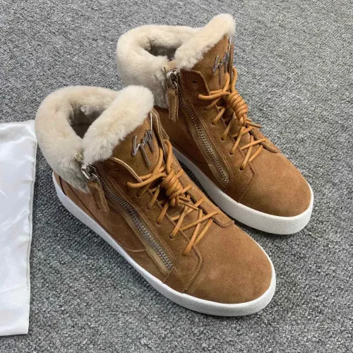 Replica Giuseppe Zanotti High Tops Shoes For Men #1393128 $100.00 USD for Wholesale