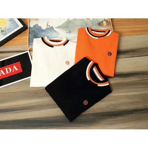 Replica Hermes Sweaters Long Sleeved For Men #1393223 $48.00 USD for Wholesale