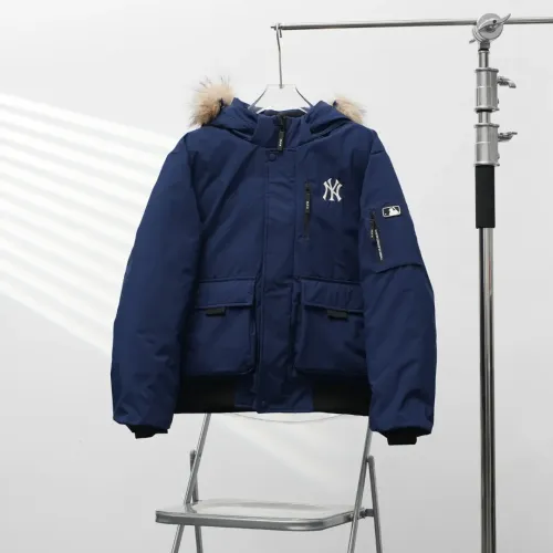 New York Yankees Down Feather Coat Long Sleeved For Unisex #1393281