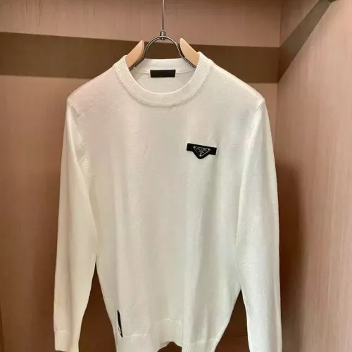 Prada Sweaters Long Sleeved For Men #1394376 $48.00 USD, Wholesale Replica Prada Sweaters