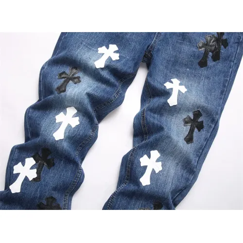 Replica Chrome Hearts Jeans For Men #1394581 $48.00 USD for Wholesale