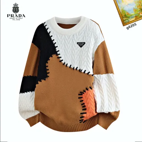 Prada Sweaters Long Sleeved For Men #1394614 $48.00 USD, Wholesale Replica Prada Sweaters