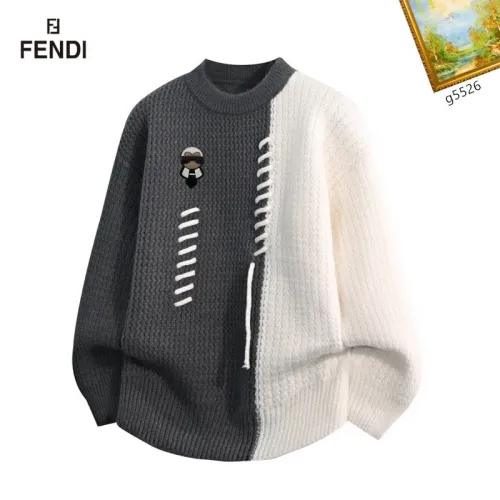 Fendi Sweaters Long Sleeved For Men #1394639 $48.00 USD, Wholesale Replica Fendi Sweaters