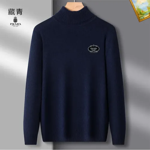 Prada Sweaters Long Sleeved For Men #1394797 $42.00 USD, Wholesale Replica Prada Sweaters