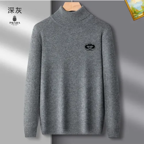 Prada Sweaters Long Sleeved For Men #1394800 $42.00 USD, Wholesale Replica Prada Sweaters