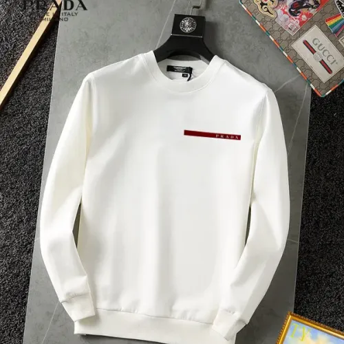Prada Hoodies Long Sleeved For Men #1395119 $40.00 USD, Wholesale Replica Prada Hoodies
