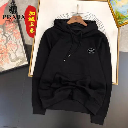 Prada Hoodies Long Sleeved For Men #1395192 $45.00 USD, Wholesale Replica Prada Hoodies