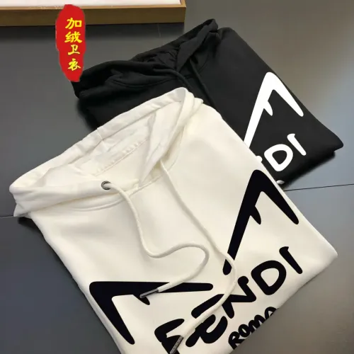 Replica Fendi Hoodies Long Sleeved For Men #1395202 $45.00 USD for Wholesale