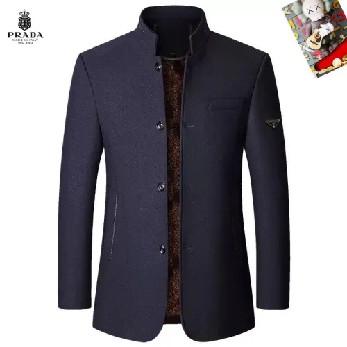 Prada Coats Long Sleeved For Men #1395438