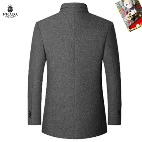 Replica Prada Coats Long Sleeved For Men #1395439 $80.00 USD for Wholesale