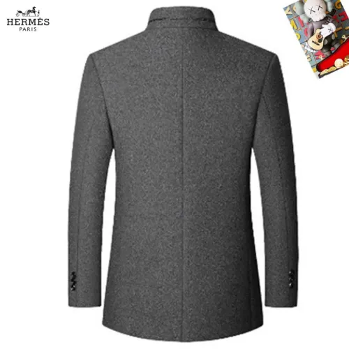 Replica Hermes Coats Long Sleeved For Men #1395449 $80.00 USD for Wholesale