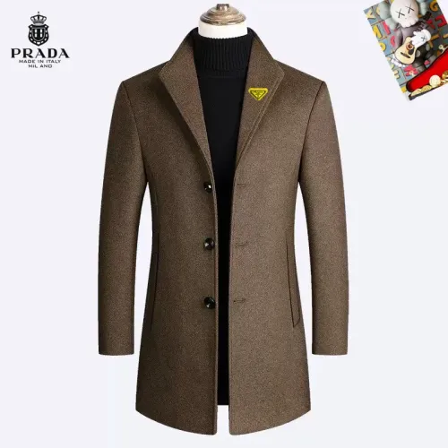 Prada Coats Long Sleeved For Men #1395474 $80.00 USD, Wholesale Replica Prada Coats