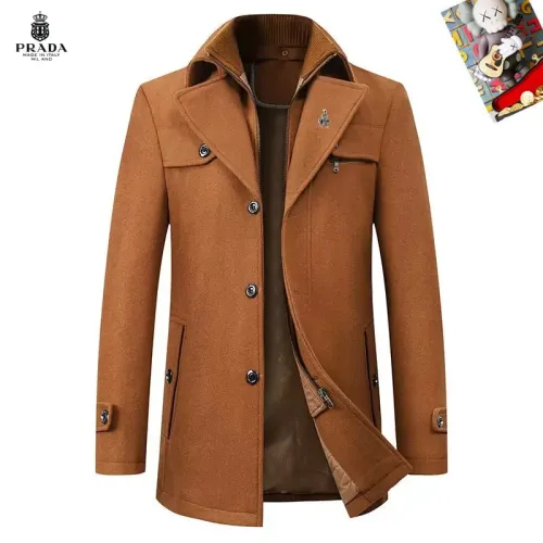 Prada Coats Long Sleeved For Men #1395481 $80.00 USD, Wholesale Replica Prada Coats