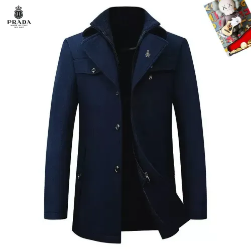Prada Coats Long Sleeved For Men #1395483 $80.00 USD, Wholesale Replica Prada Coats