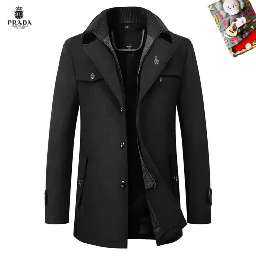 Prada Coats Long Sleeved For Men #1395485 $80.00 USD, Wholesale Replica Prada Coats