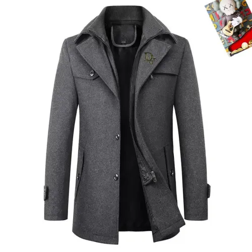 Christian Dior Coats Long Sleeved For Men #1395489