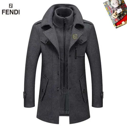 Fendi Coats Long Sleeved For Men #1395497