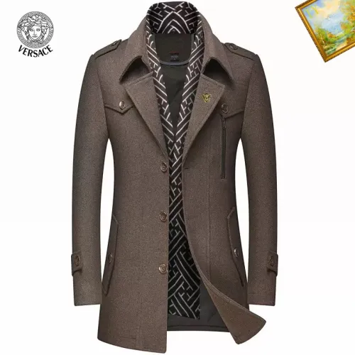 Versace Coats Long Sleeved For Men #1395535 $88.00 USD, Wholesale Replica Versace Coats