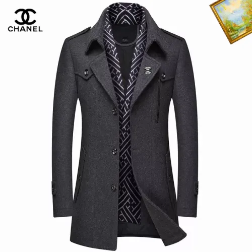 Chanel Coats Long Sleeved For Men #1395541