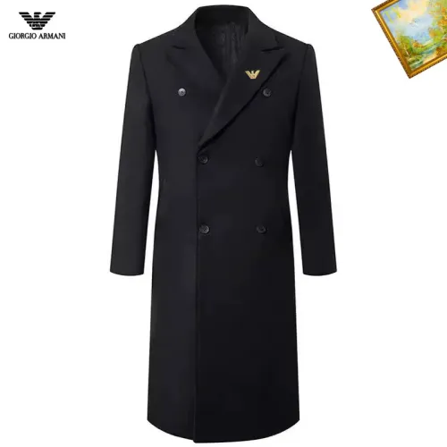 Armani Coats Long Sleeved For Men #1395551