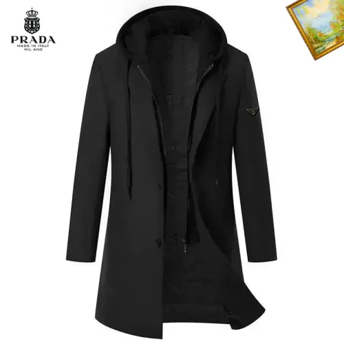 Prada Coats Long Sleeved For Men #1395557